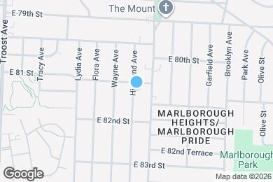 Map image of the property - 8107 Highland Ave