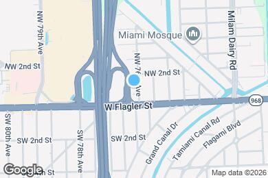 Map image of the property - 40 NW 76th Ave