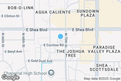 Map image of the property - 6940 E Cochise Rd