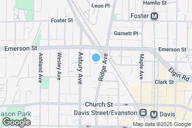 Map image of the property - 1830 Ridge Ave