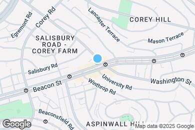 Map image of the property - 1642 Beacon St