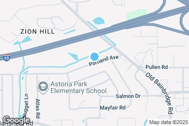 Map image of the property - 1318 W Tharpe St