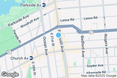Map image of the property - 850 Flatbush Ave