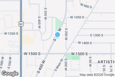 Map image of the property - 1306 S 200 W