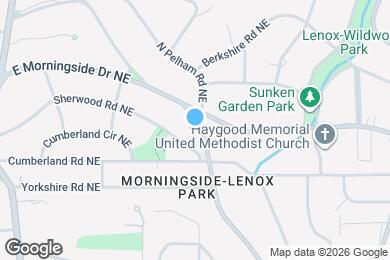 Map image of the property - 1566 N Morningside Dr NE