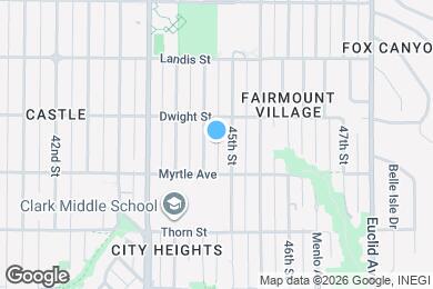 Map image of the property - 3549 Highland Ave