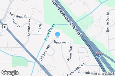 Map image of the property - 610 Wilshire Ave