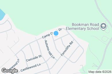 Map image of the property - 204 Woodchase Ln
