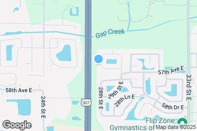 Map image of the property - 2838 56th Ave Cir E