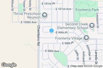 Map image of the property - 15396 E 99th Pl