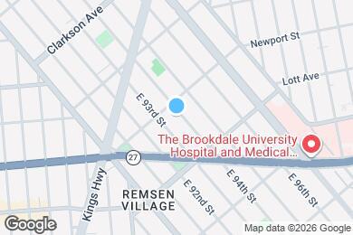 Map image of the property - 448 E 94th St