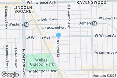 Map image of the property - 4547 N Leavitt St