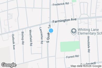 Map image of the property - 40 S Quaker Ln