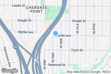 Map image of the property - 3911 Myrtle Ave
