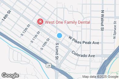 Map image of the property - 908 W Colorado Ave