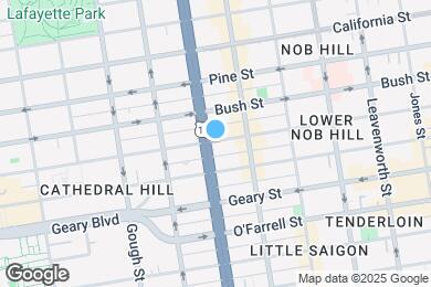 Map image of the property - 1285 Sutter St