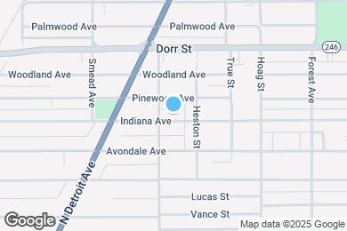 Map image of the property - 1328 Indiana Ave