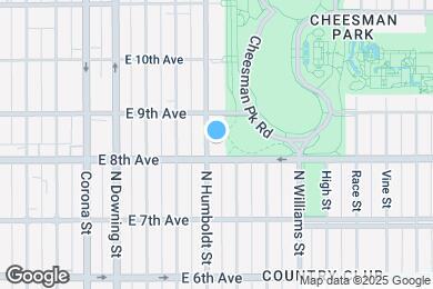 Map image of the property - 820 N Humboldt St