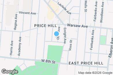 Map image of the property - 937 Olive Ave