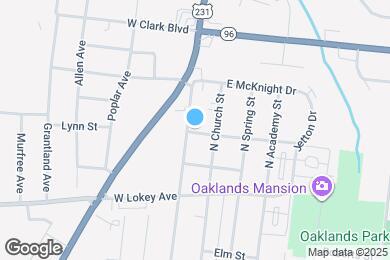 Map image of the property - 1106 N Maple St