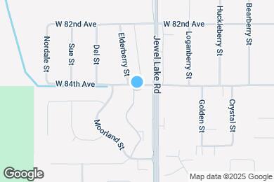 Map image of the property - 3916 W 84th Ave