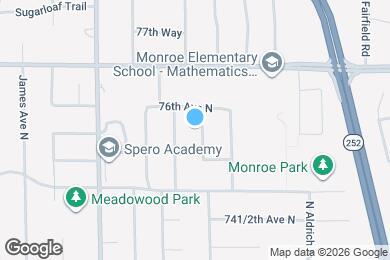 Map image of the property - 7565 DuPont Ave N