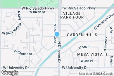 Map image of the property - 563 N Santa Anna