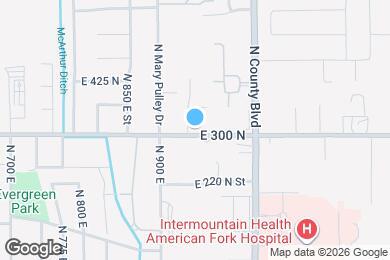 Map image of the property - 1033 E 300 N St