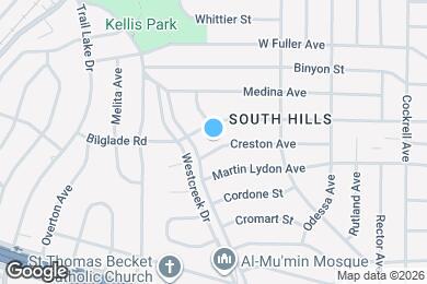 Map image of the property - 3500 Creston Ave