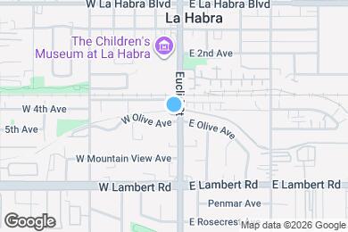Map image of the property - 101 W Olive Ave