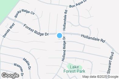 Map image of the property - 104 Cedar Bend Ct