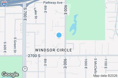 Map image of the property - 2588 S 900 E