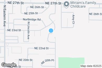 Map image of the property - 2412 E Hills Dr
