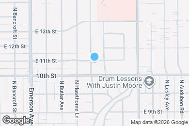 Map image of the property - 5337 E 11th St