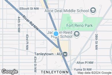 Map image of the property - Tenley View Apartments