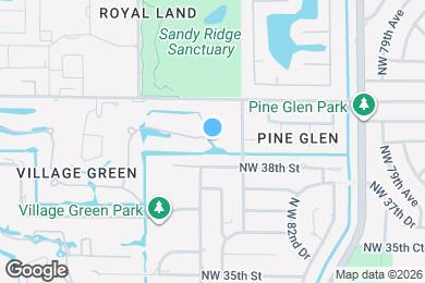 Map image of the property - 8450 NW 39th Ct
