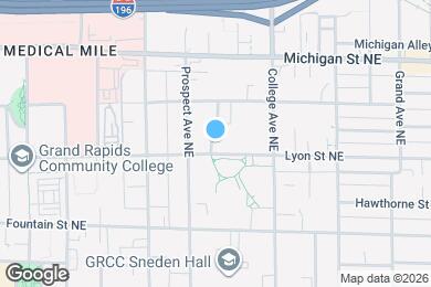 Map image of the property - 425 Lyon St NE