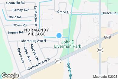 Map image of the property - 6703 Cherbourg Ave N