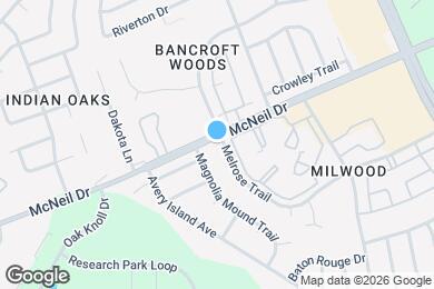 Map image of the property - 6511 Melrose Trail