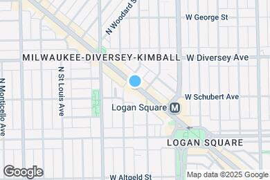 Map image of the property - 2710 N Milwaukee Ave