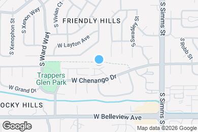 Map image of the property - 12095 W Chenango Dr