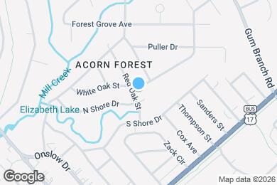 Map image of the property - 203 Red Oak St