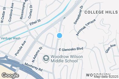 Map image of the property - 926 N Verdugo Rd