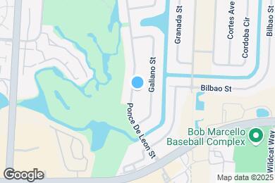 Map image of the property - 119 Ponce De Leon St