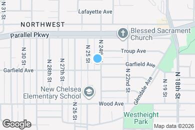 Map image of the property - 1926 N 24th St