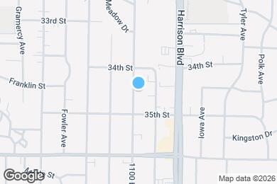 Map image of the property - 3450 S Van Buren Ave