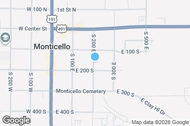 Map image of the property - 165 E 200 S