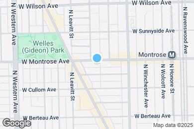 Map image of the property - 2103 W Montrose Ave