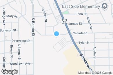 Map image of the property - 307 Canada St