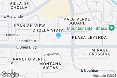 Map image of the property - 11375 E Sahuaro Dr